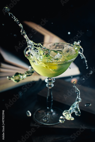 alcoholic cocktail splash