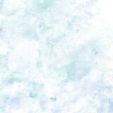 春用の油絵抽象アート背景）白っぽい正方形バナー　水色とエメラルドグリーン　キャンバスのテクスチャ