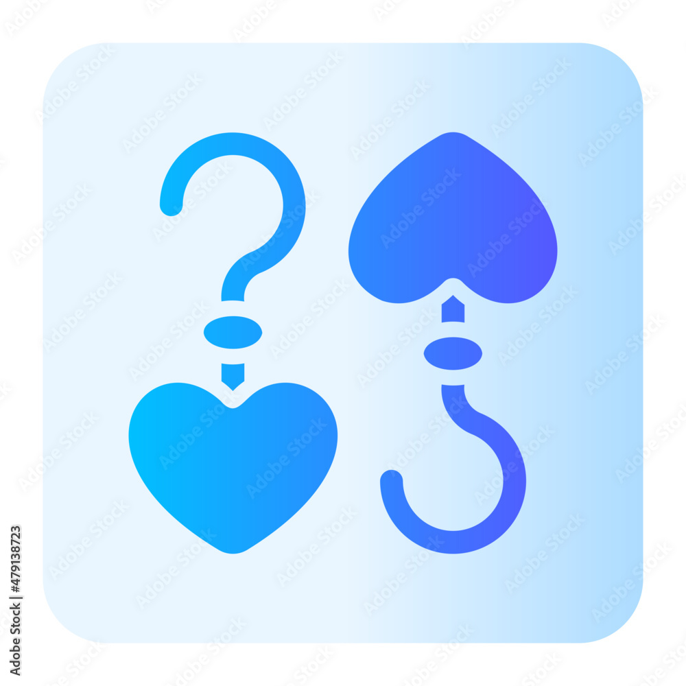 earrings gradient icon earrings gradient icon