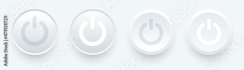 White power buttons, Swich ...
