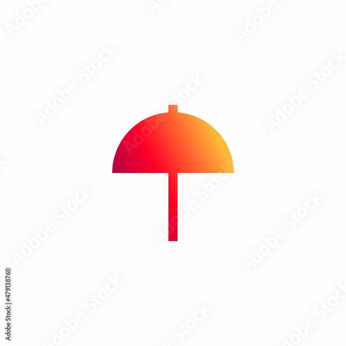 umbrella icon. sign design. Vector illustration for graphic design, Web, UI, app.