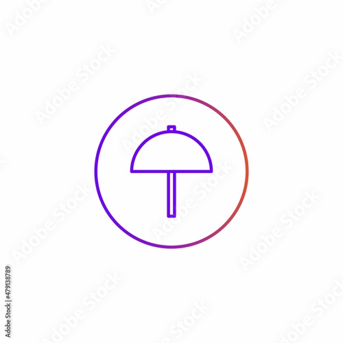 umbrella icon. sign design. Vector illustration for graphic design, Web, UI, app.