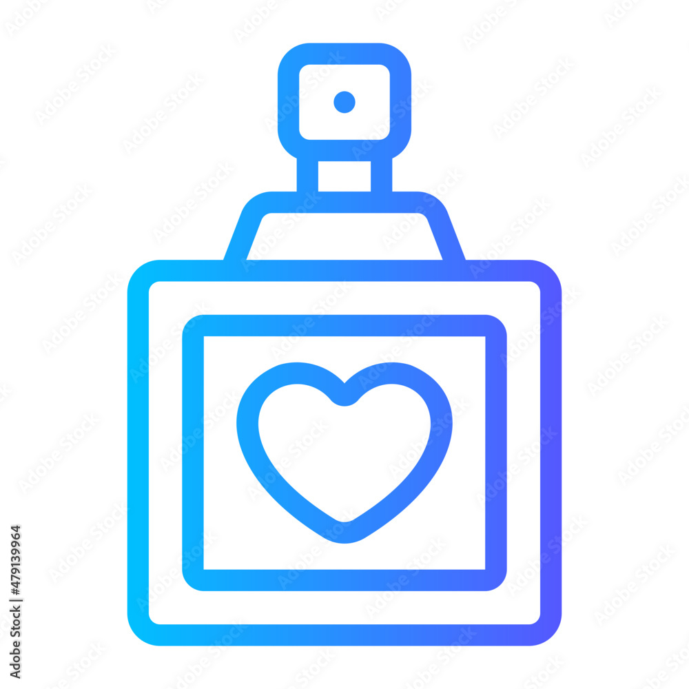 Obraz premium perfume gradient icon