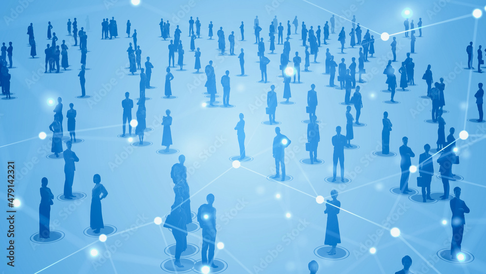 Human network concept. Social network. Human network concept. Social network.