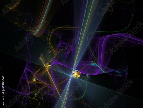 Imaginatory fractal abstract background Image