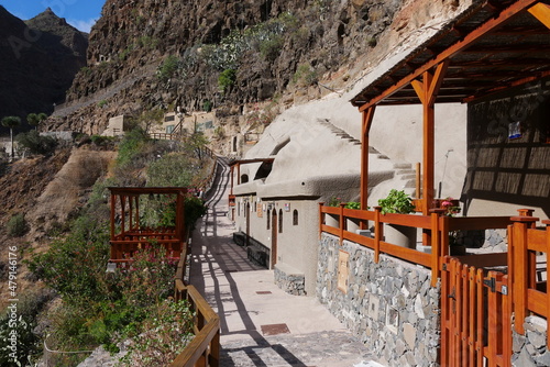 Höhlenwohnungen im Barranco de Guayadeque auf Gran Canaria photo