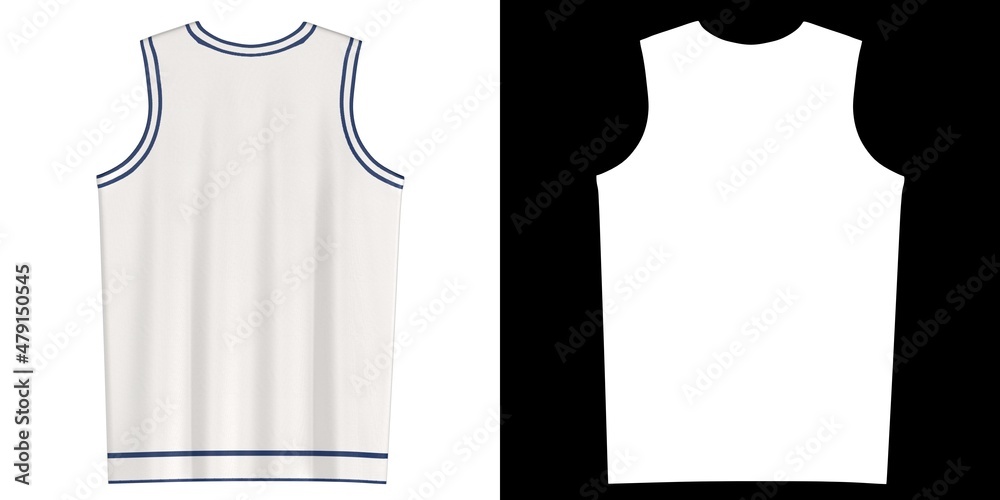 black basketball jersey mockup