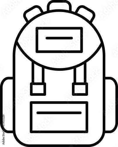 Bagpack Icon Style