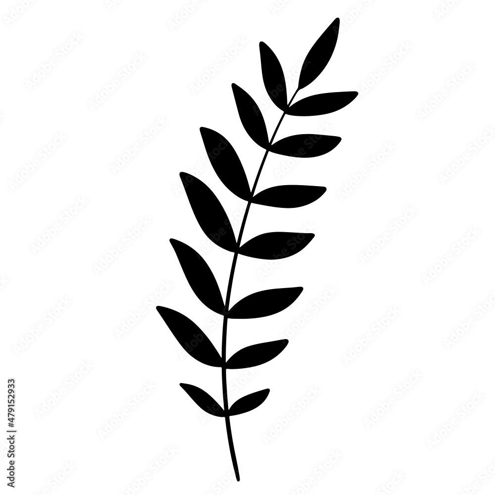 Leaf vector, leaf illustration, plant vector Leaf vector, leaf illustration, plant vector