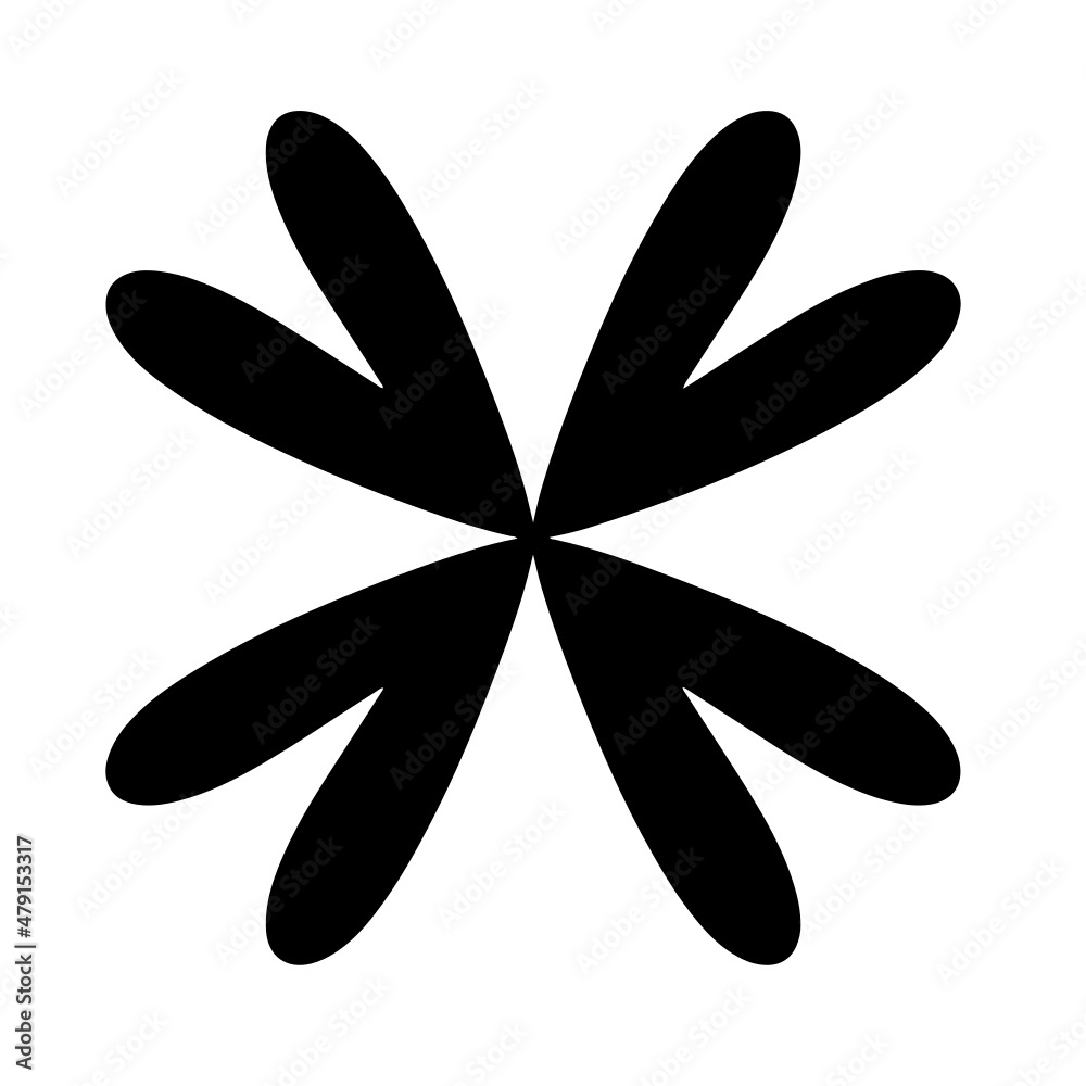Flower vector, flower silhouette, floral illustration Flower vector, flower silhouette, floral illustration