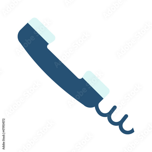 call receiver Vector icon which is suitable for commercial work and easily modify or edit it

