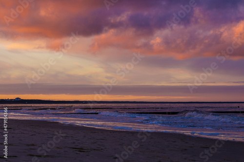 Sunset on the baltic sea © Erik