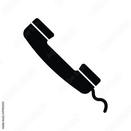 call receiver Vector icon which is suitable for commercial work and easily modify or edit it

