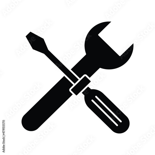 repair tool Vector icon which is suitable for commercial work and easily modify or edit it

