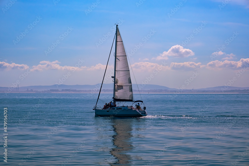 Naklejka premium Segelyacht