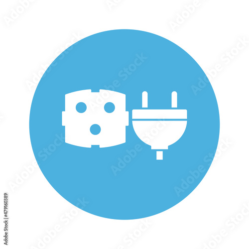electric plug Vector icon which is suitable for commercial work and easily modify or edit it

