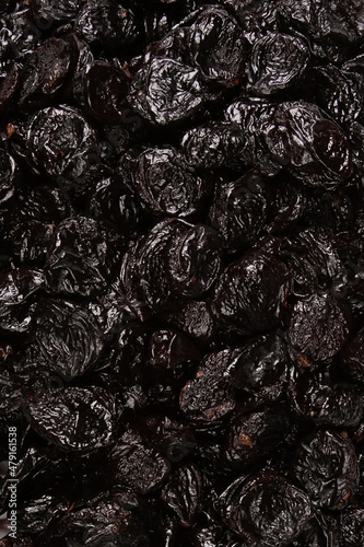 A set of dried fruits for proper healthy nutrition close-up top view