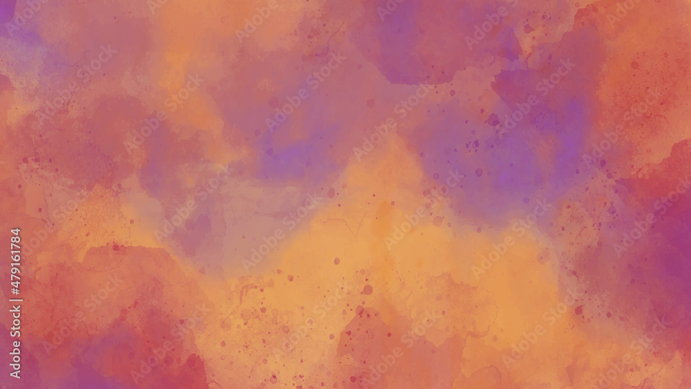 Modern fantasy colorful aquarelle paper textured ink effect grungy wet pastel illustration for design. Creative blue, purple and pink shades watercolor background for vintage card, retro template Modern fantasy colorful aquarelle paper textured ink effect grungy wet pastel illustration for design. Creative blue, purple and pink shades watercolor background for vintage card, retro template