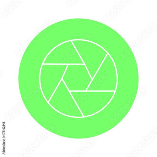 camera Lens Vector icon which is suitable for commercial work and easily modify or edit it