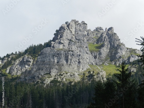 Beautiful mountain landscape. A trail leading through the Tatra National Park. © Anna