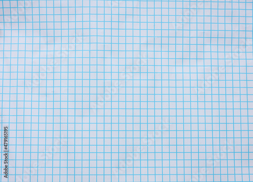 white squared paper texture, blue lines, school notebook