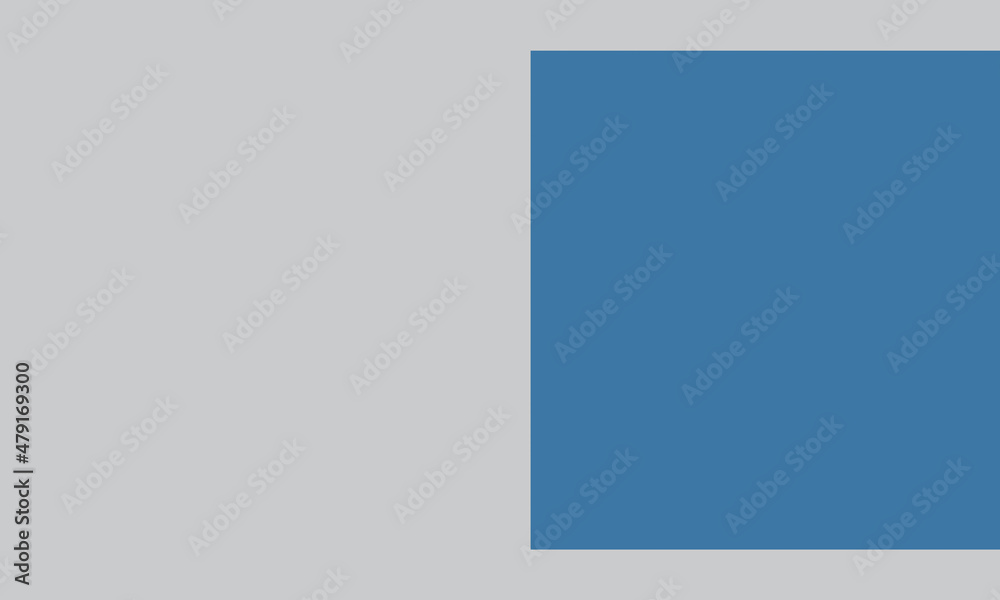 Fototapeta premium gray background with blue squares on the side