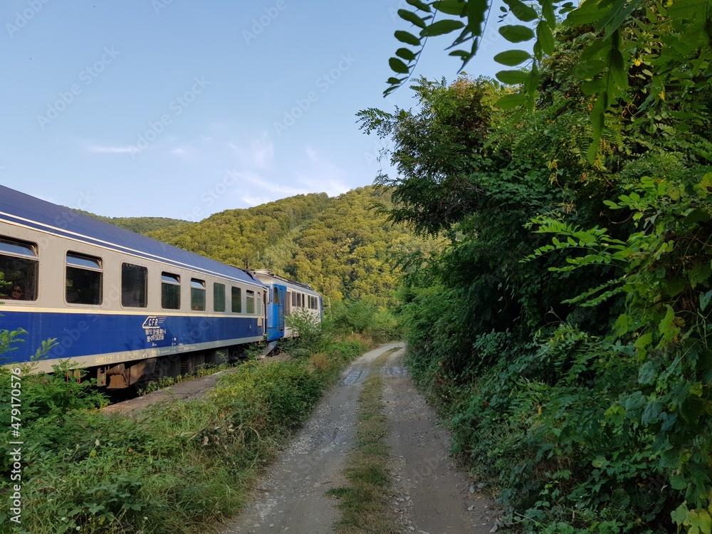 Przystanek Mănăstirea Turnu, Cozia national park, Rumunia Przystanek Mănăstirea Turnu, Cozia national park, Rumunia