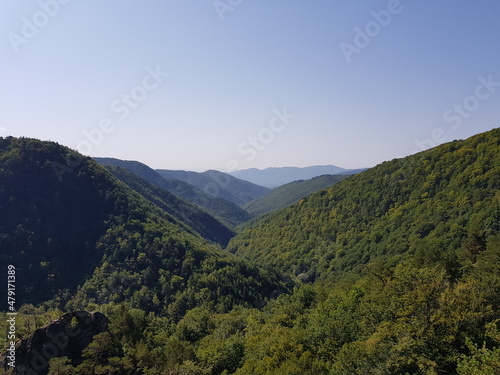 Panorama Cozia national park  Rumunia  Karpaty