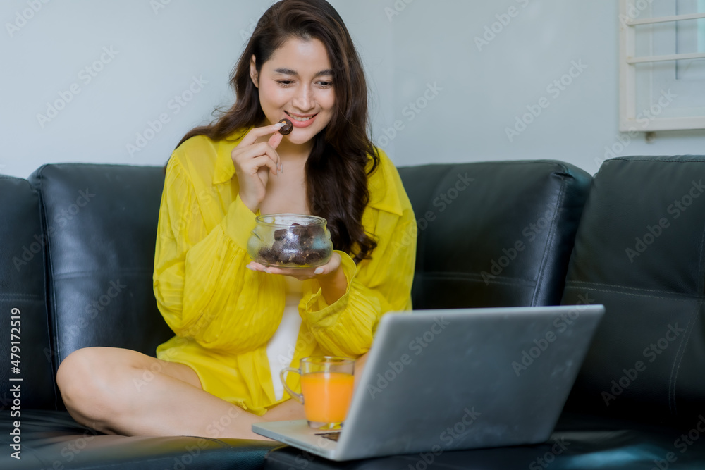Happy eating chocolate and working from home. Happy eating chocolate and working from home.