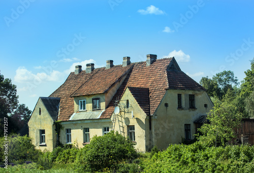 Old two-story mansion