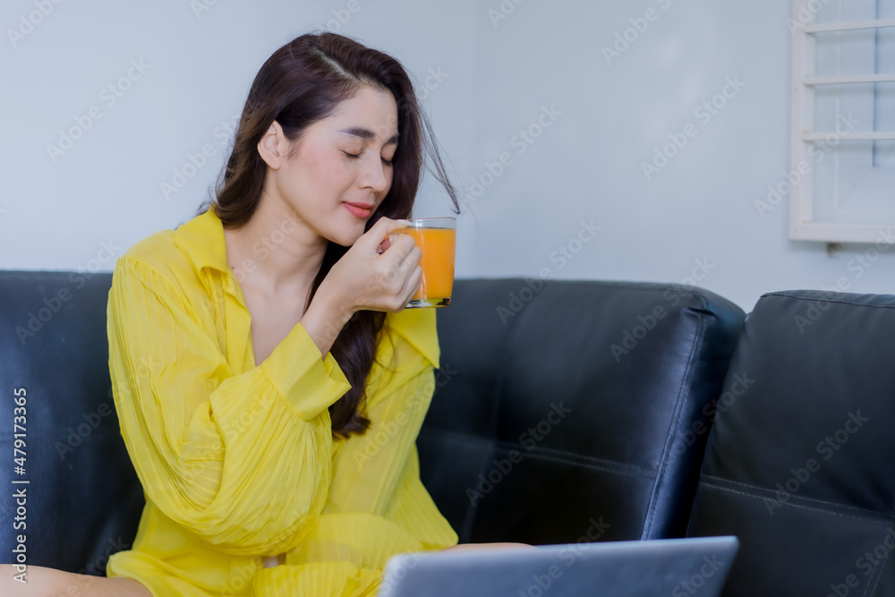 happy eating chocolate drink with orange juice happy eating chocolate drink with orange juice