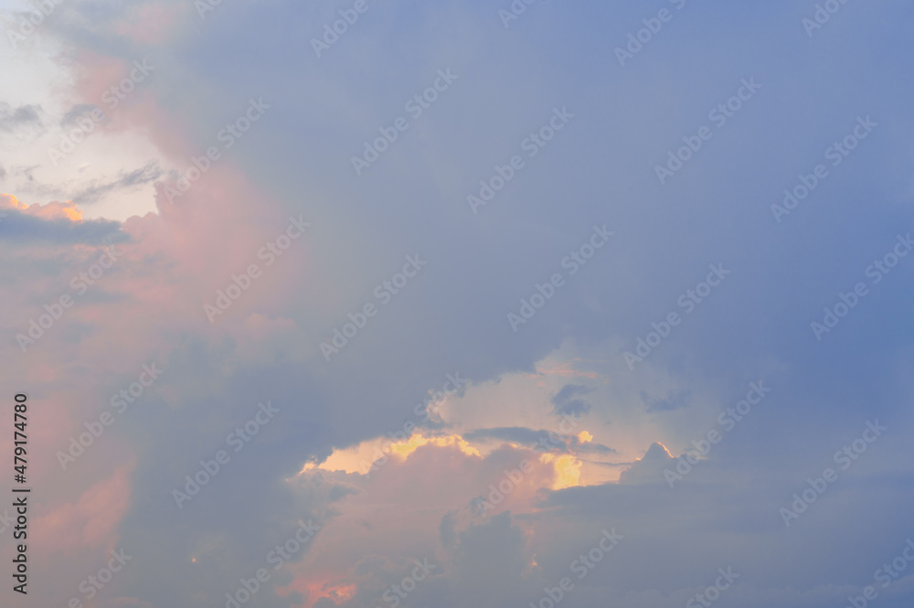 Cloudy sky before the rain on a summer day. Cloudy sky before the rain on a summer day.