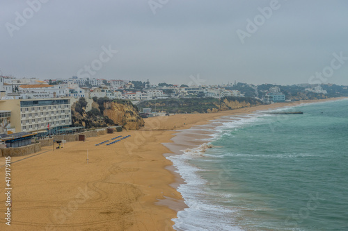 Albufeira, Portugal - December 29 2021 "Cloudy december morning in the old town of Albufeira" © Jakub