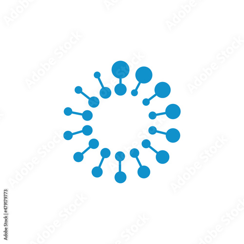 halftone hydrogen technology design vector illustration.