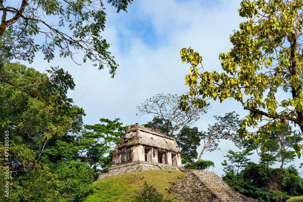 Plenque ruins in Chiapas, Mexico