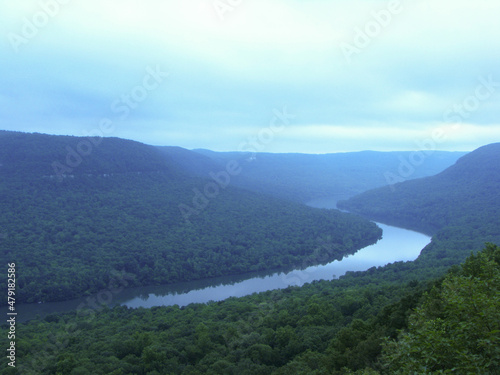 Tennessee River Gorge View from Above photo
