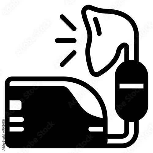 nebulizer glyph icon
