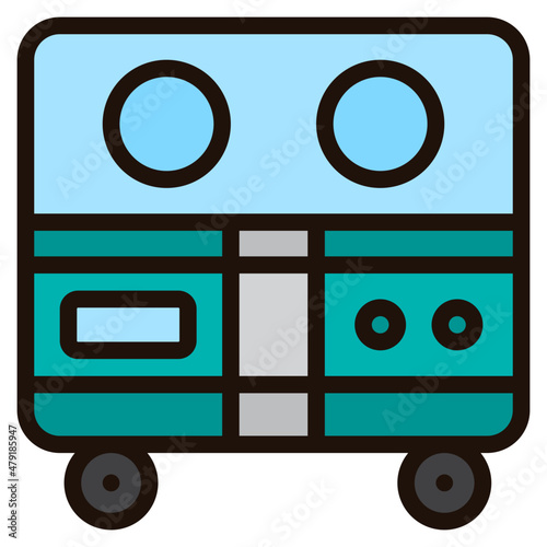incubator filled outline icon