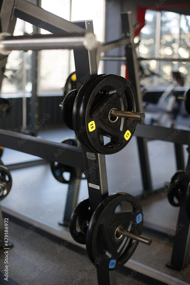 Fototapeta premium equipment in a gym