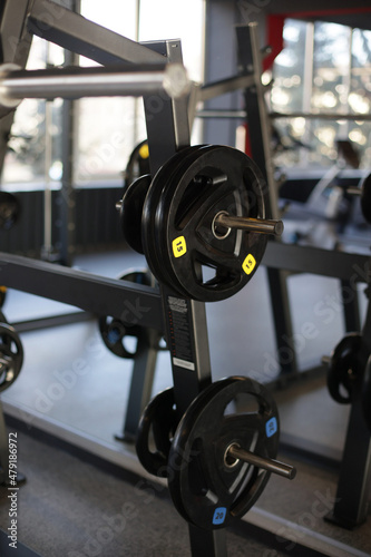 equipment in a gym