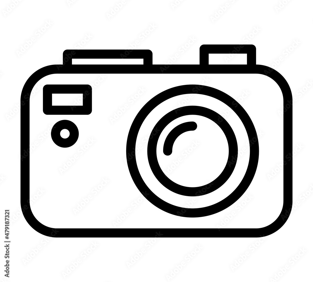 Photo camera flat icon. Pictogram for web. Line stroke. Photo isolated on white background. Photographer vector eps10 Photo camera flat icon. Pictogram for web. Line stroke. Photo isolated on white background. Photographer vector eps10