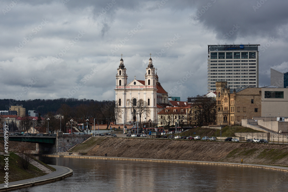 Buildings and monuments in Vilnius, Lithuania