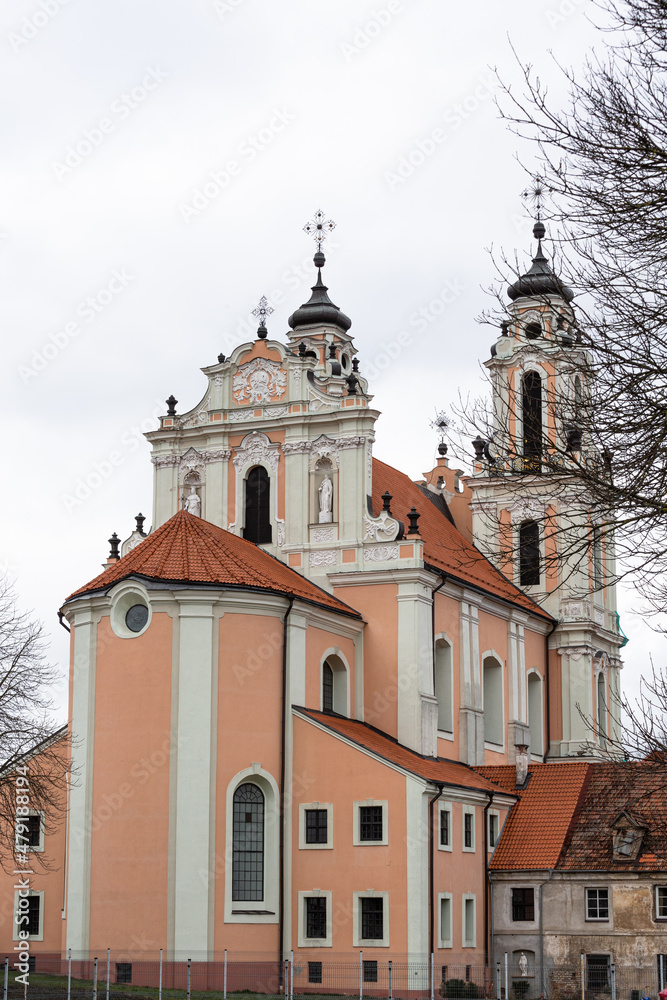 Buildings and monuments in Vilnius, Lithuania