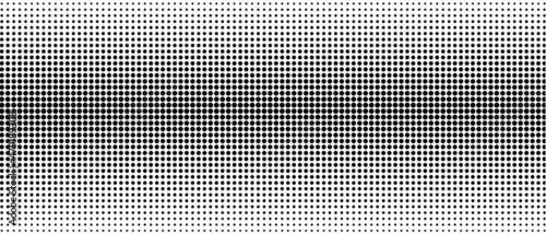 Halftone abstract background. Texture of dots, monochrome circles large and small. Poster for social networks, landing pages of websites. Vector illustration.