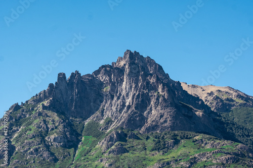 Landscape lake mountains cliff peak   © MG