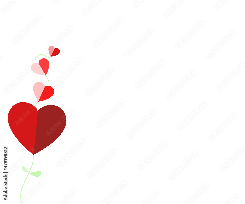 Valentines day banner perfect for web and social media. Valentines day background.