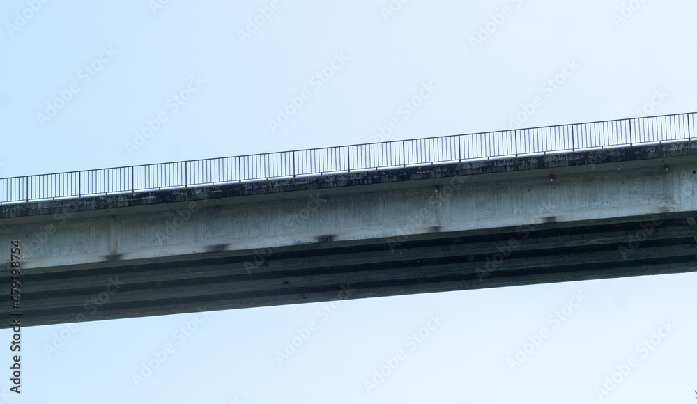 Bridge over blue sky