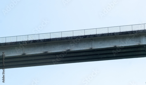 Bridge over blue sky