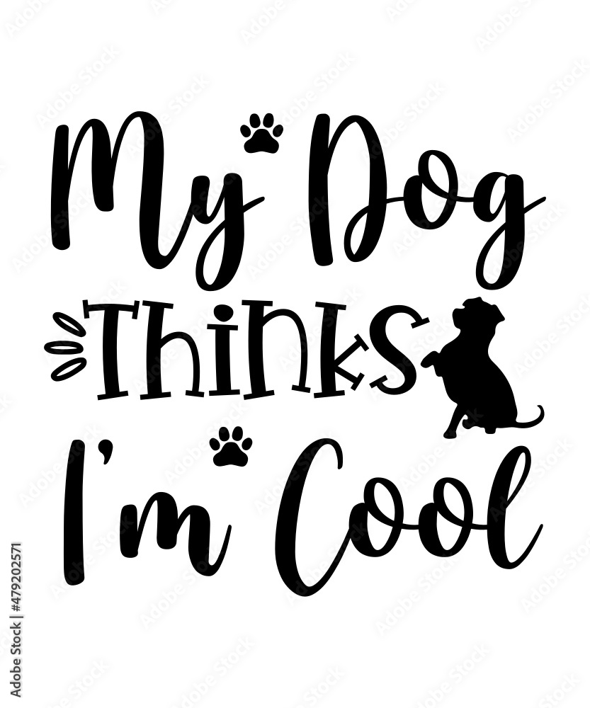 Fototapeta premium Dog Svg Tshirt Design