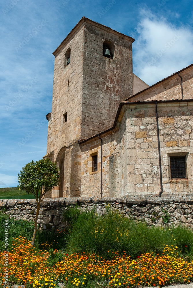 Eglise, Cascajares de la Sierra, Castille et León, Espagne